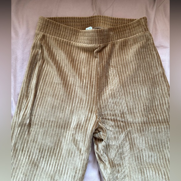 Aerie Groove-On Velour High Waisted Flares - Picture 3 of 4